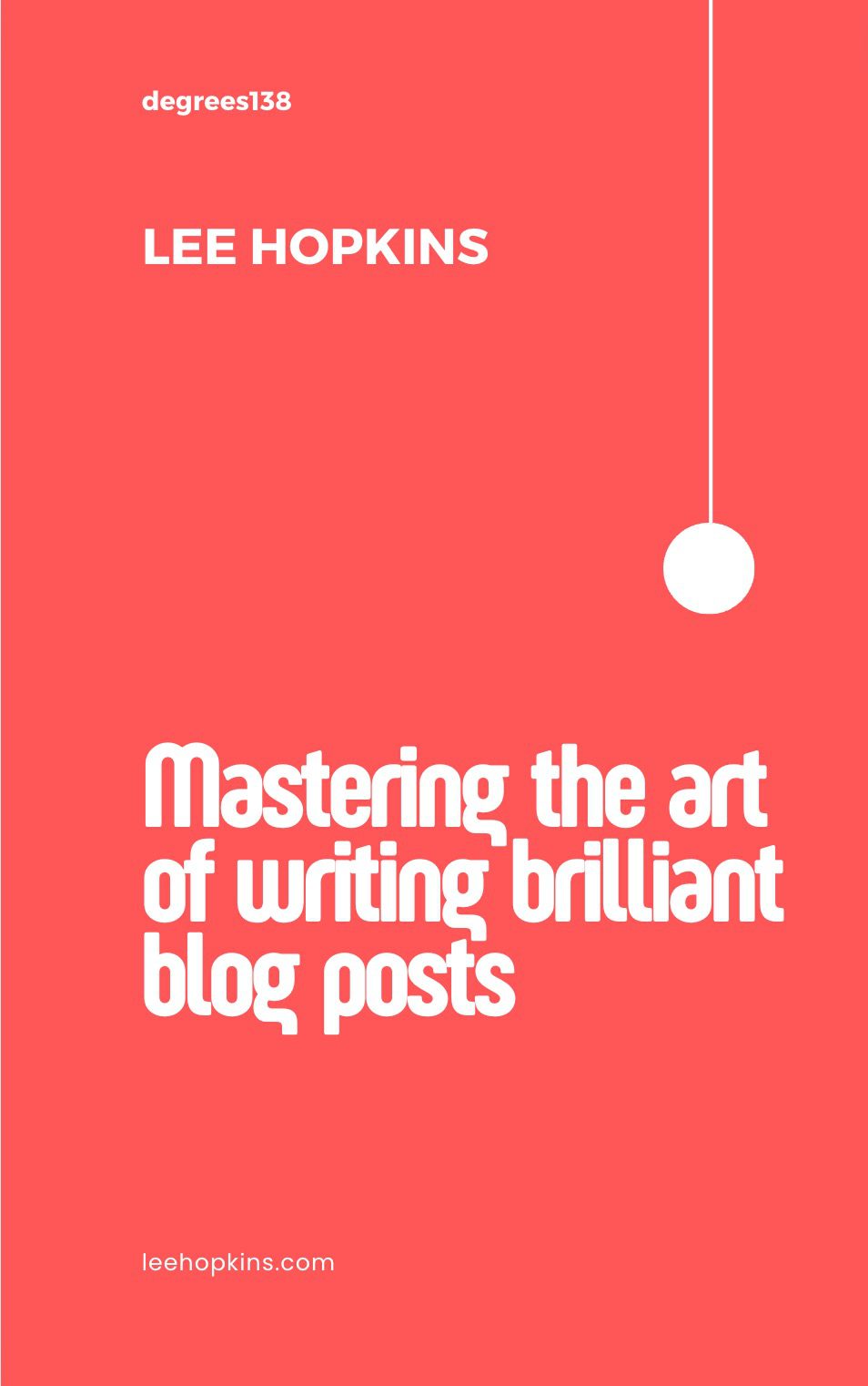 Mastering the art of writing brilliant blog posts